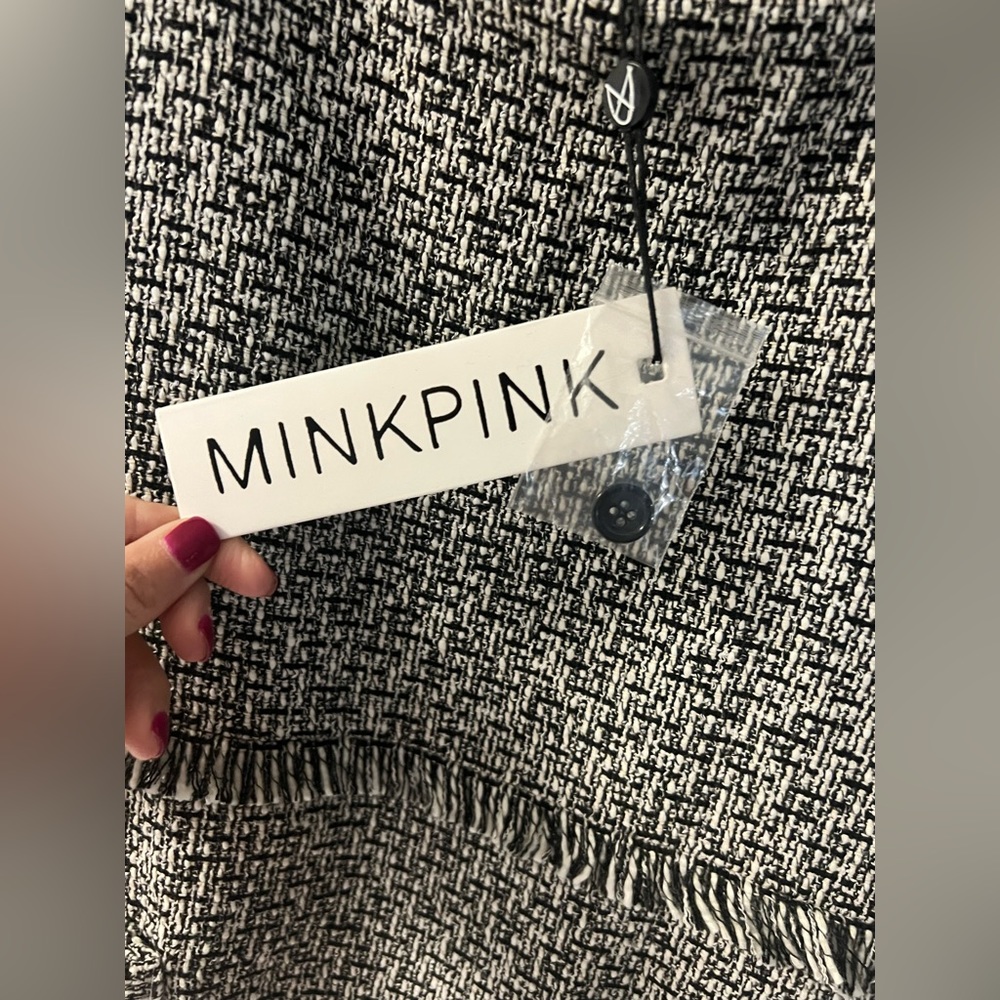NWT- MINKPINK Tweed Jumper - Small - Picture 4 of 7